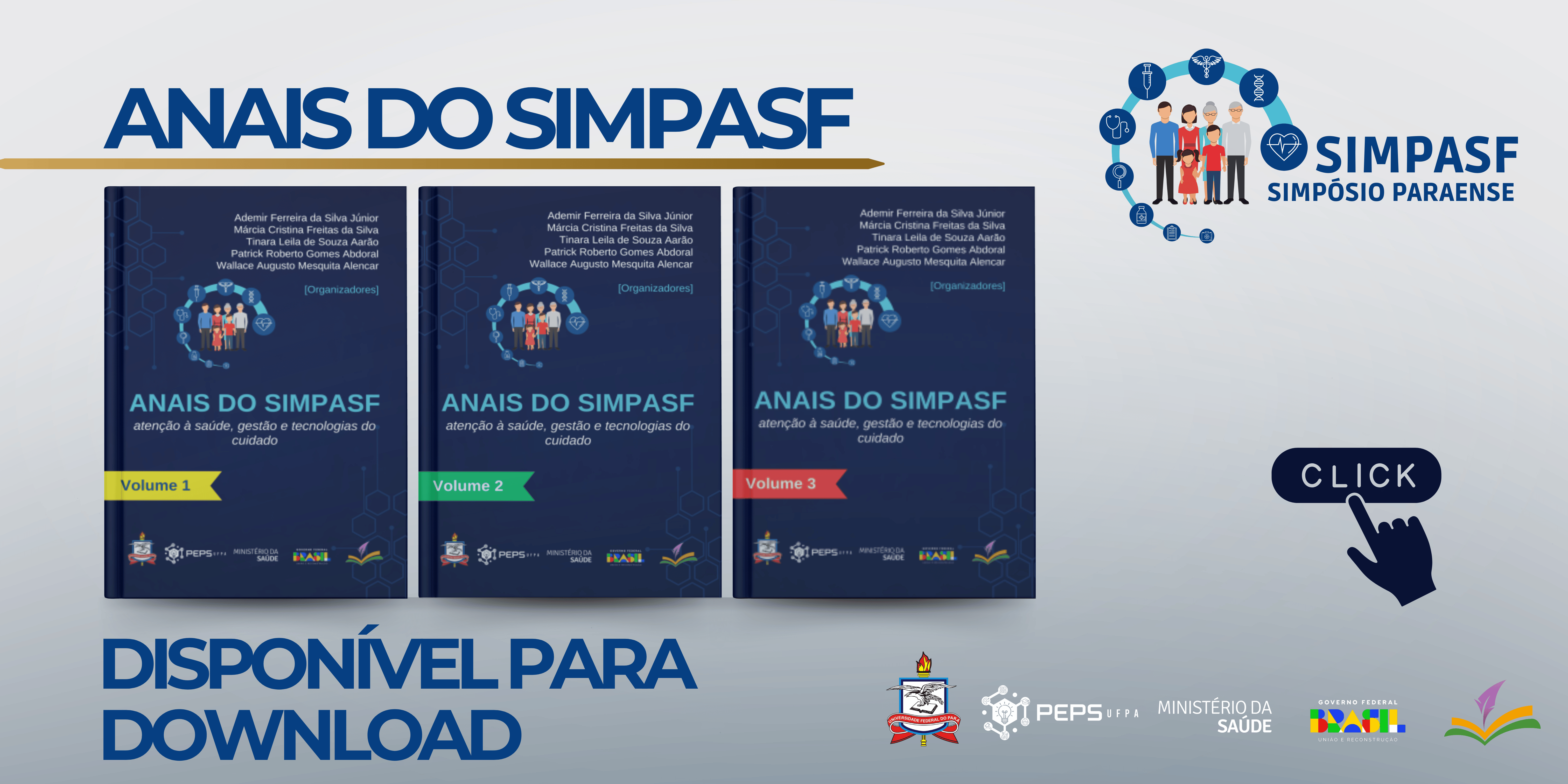 ANAIS DO SIMPASF - atenção à saúde, gestão e tecnologias do cuidado